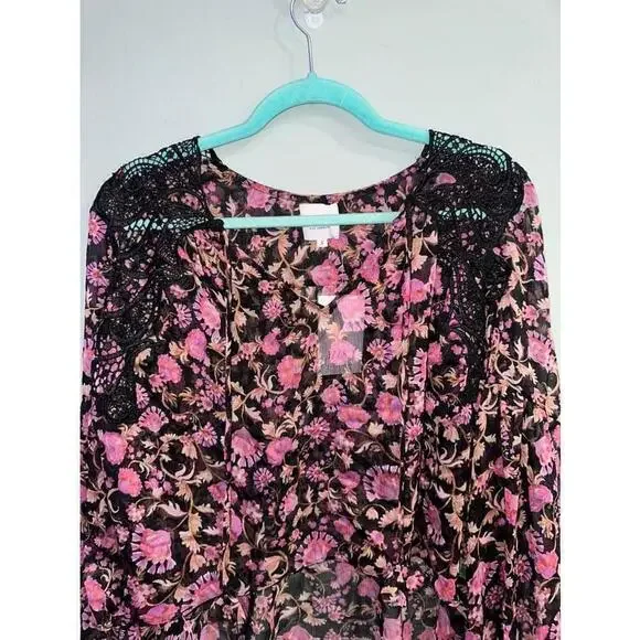 MISA Los Angeles Rosetta Fleur Rosie top size small - Picture 4 of 8